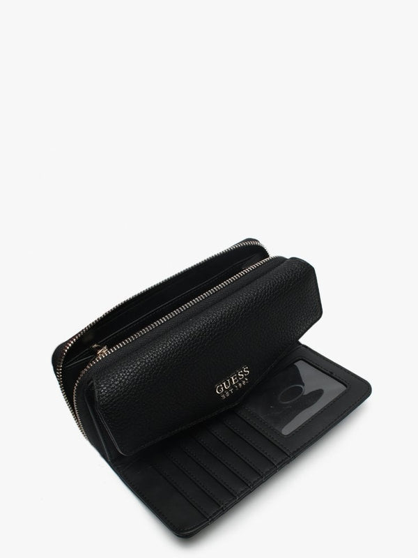 Colette Black Pebbled Clutch Purse