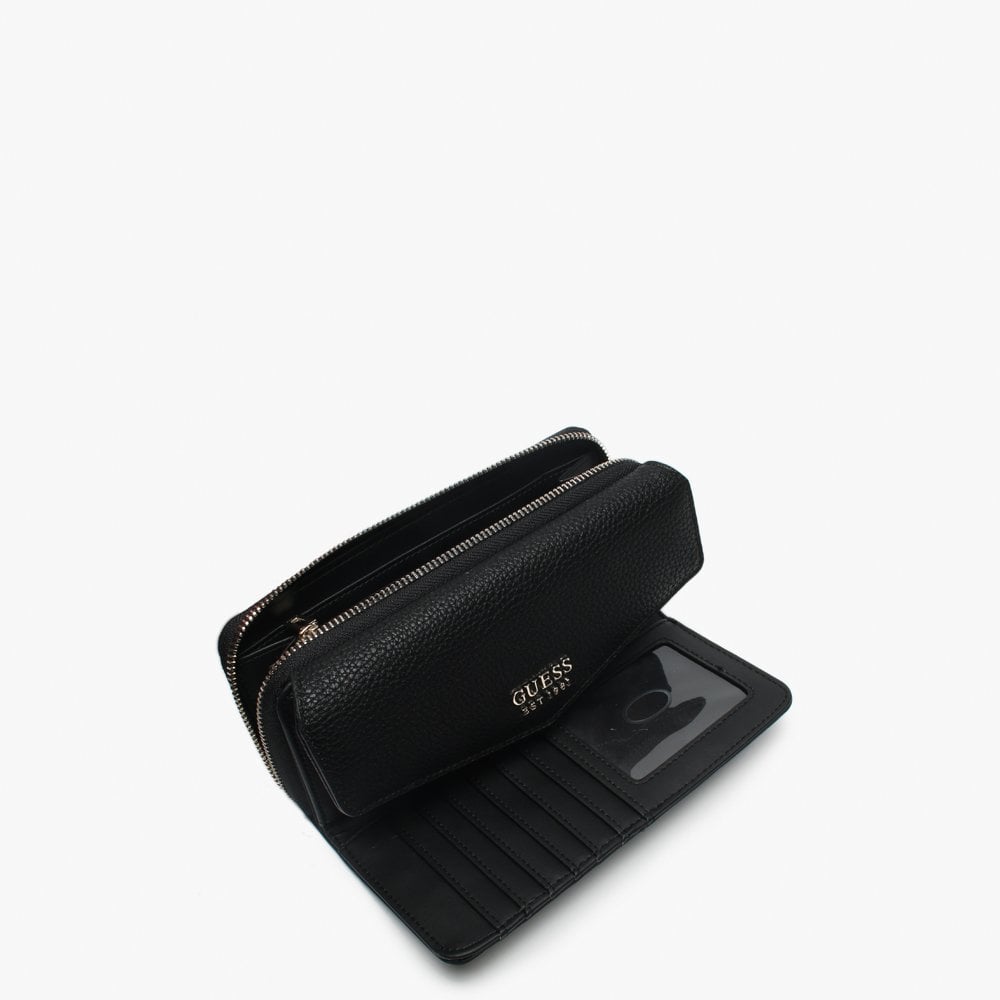 Colette Black Pebbled Clutch Purse