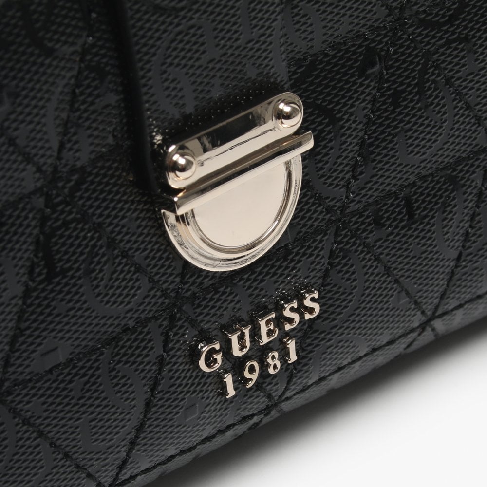 Tabbi Black Logo Zip Fastening Wristlet Organizer
