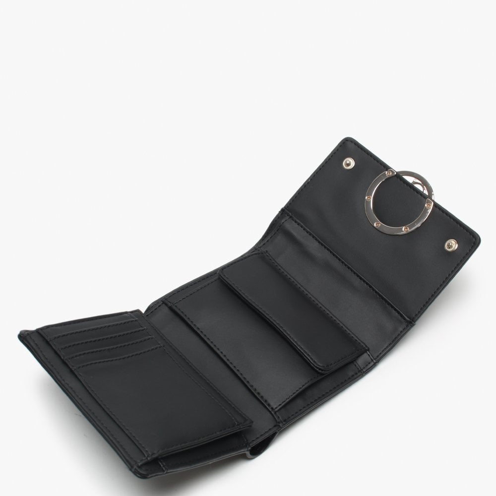 Kamryn Trifold Black Patent Purse