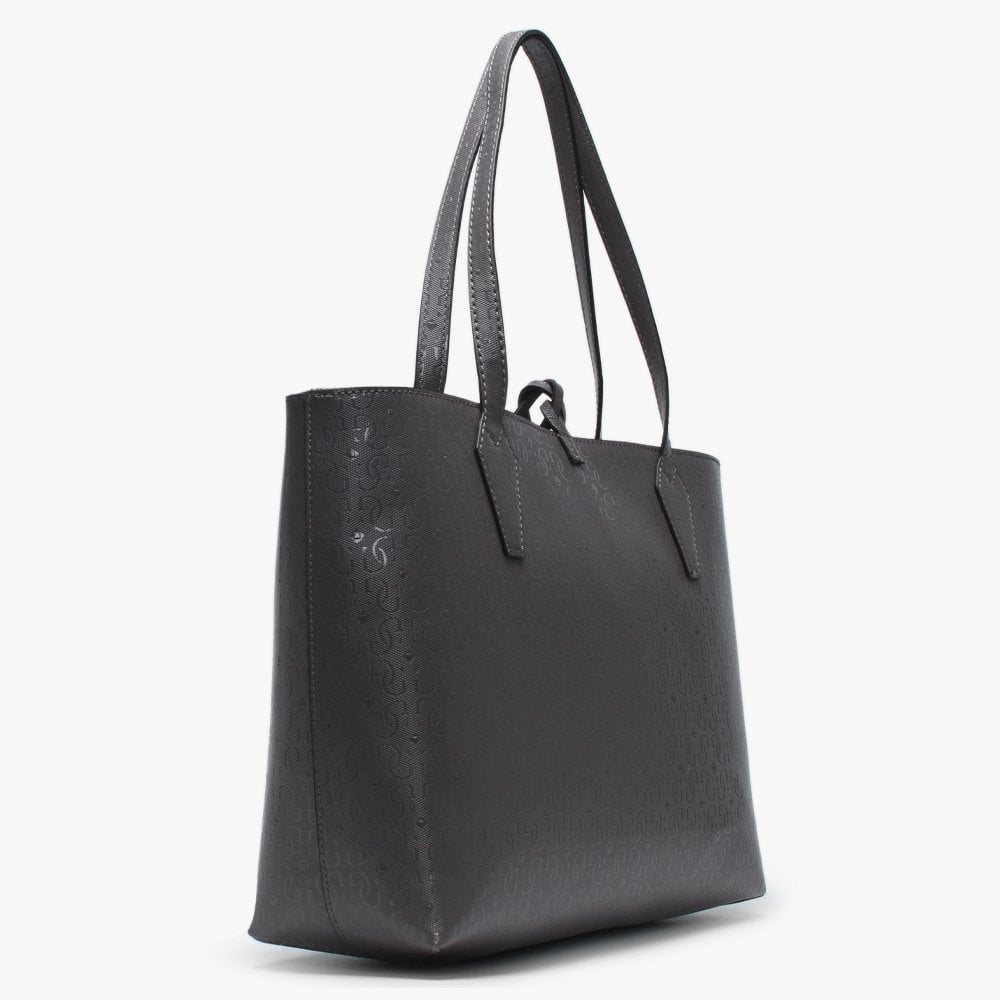 Tabbi Taupe Logo Tote Bag