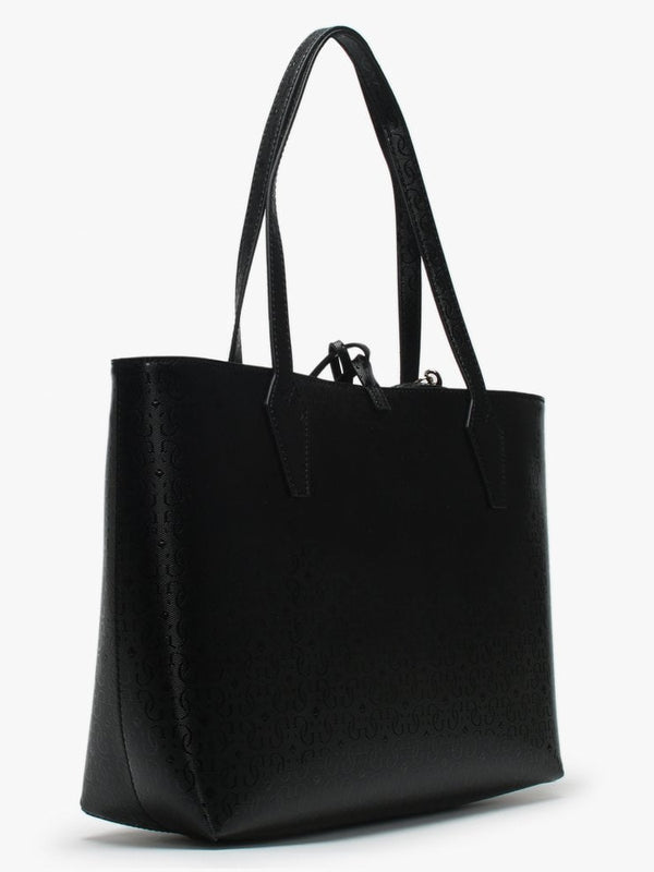 Tabbi Black Logo Tote Bag