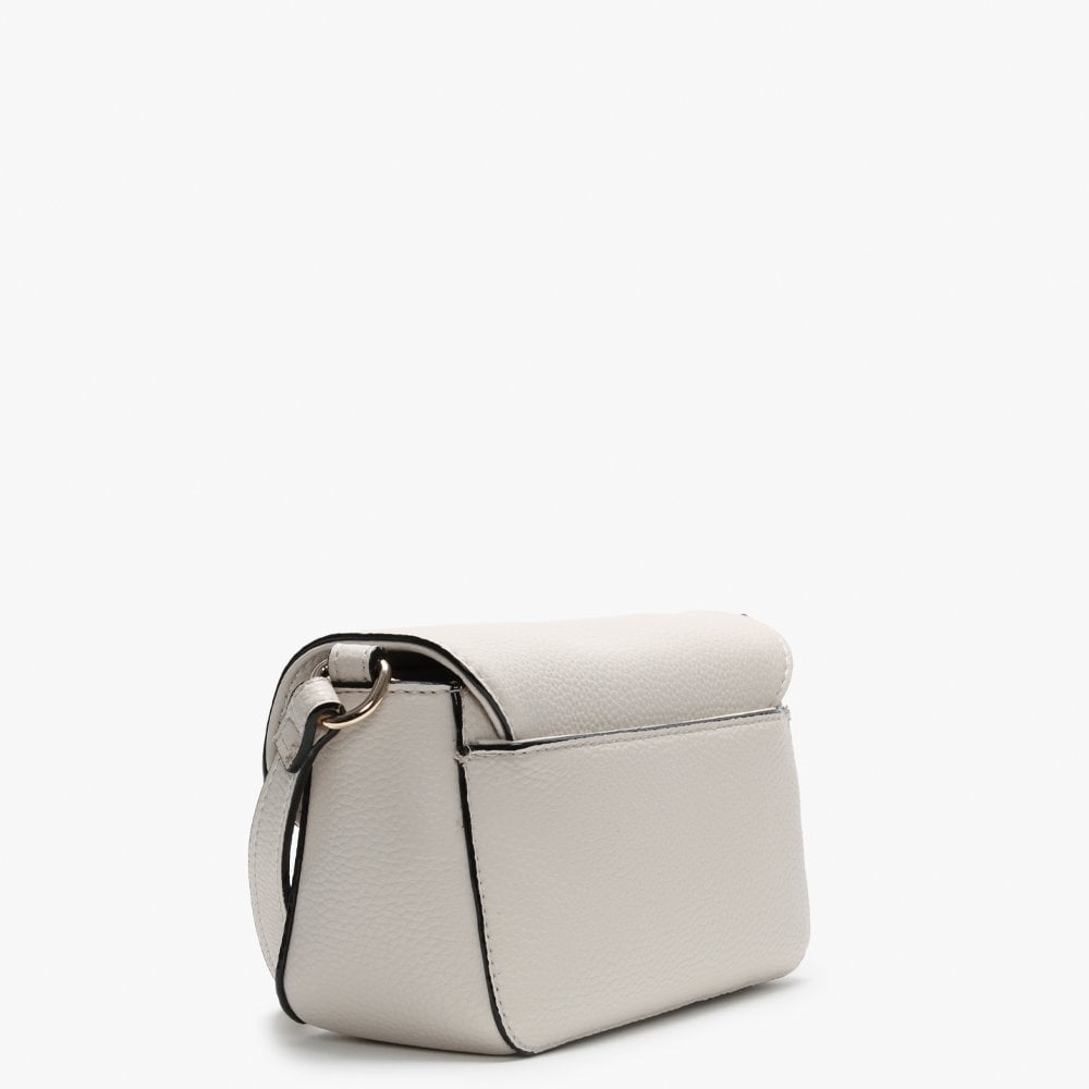 Lilo Beige Padlock Cross-Body Bag
