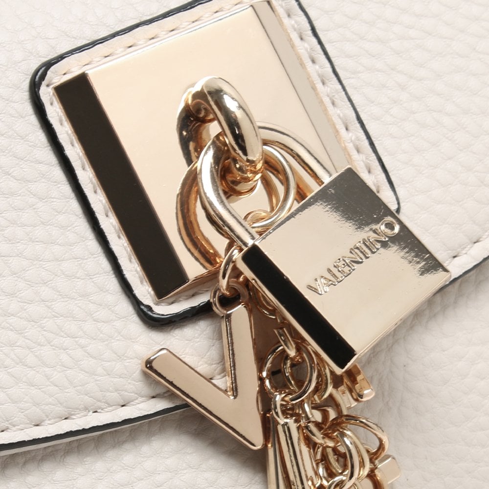 Lilo Beige Padlock Cross-Body Bag