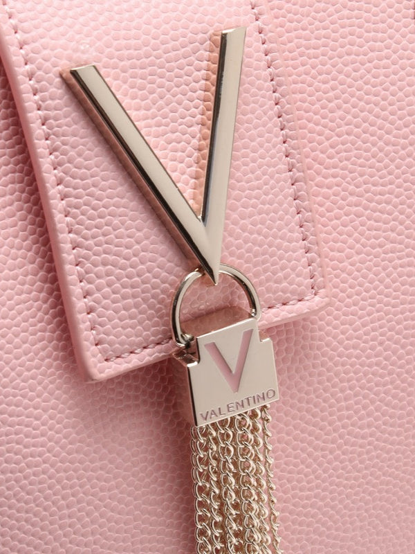 Divina Pink Pebbled Tote Bag