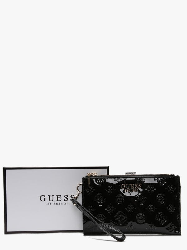 Peony Black Patent Logo Organiser