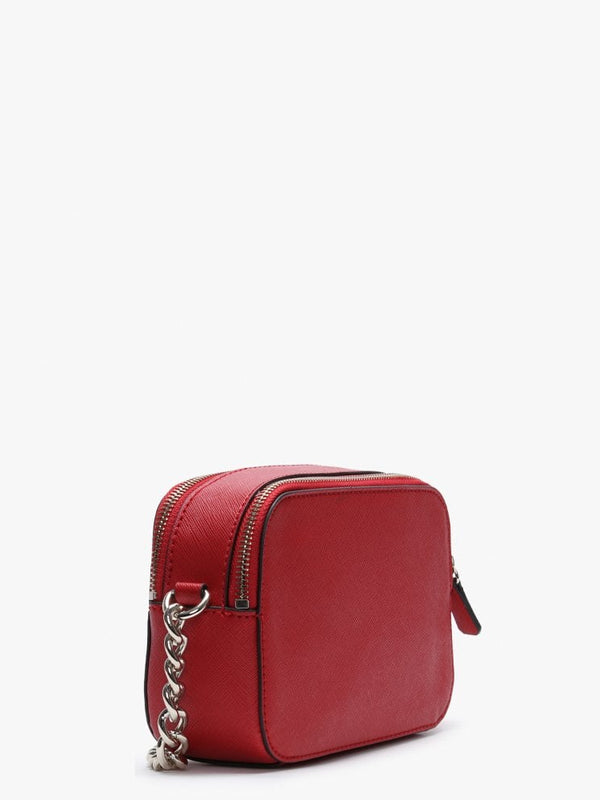Robyn Red Textured Camera Bag
