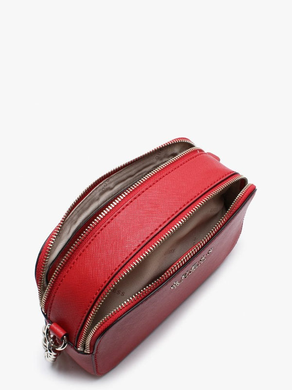 Robyn Red Textured Camera Bag