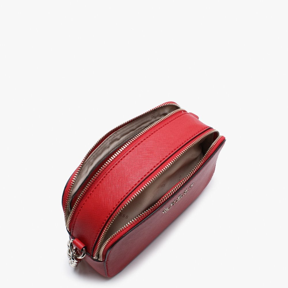 Robyn Red Textured Camera Bag