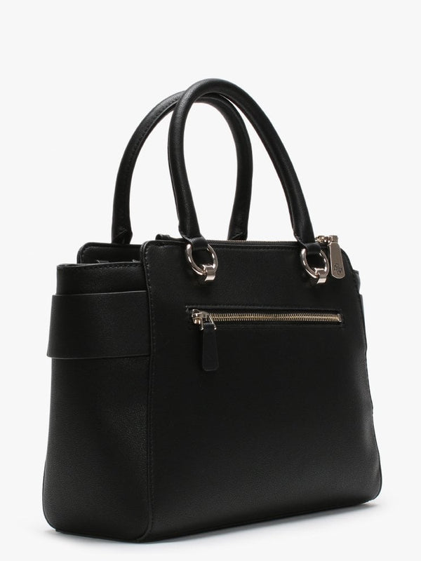 Carina Black Satchel Bag