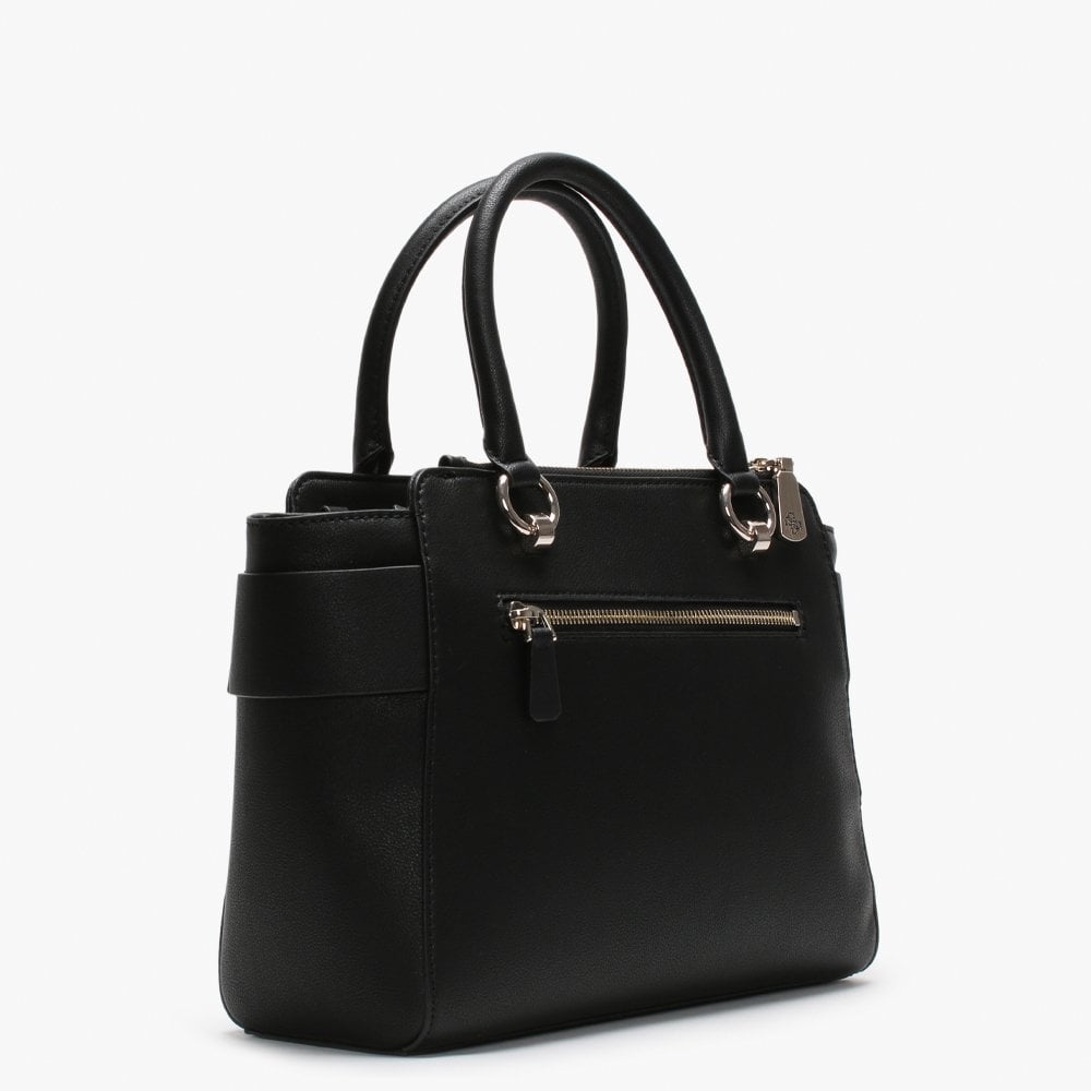 Carina Black Satchel Bag
