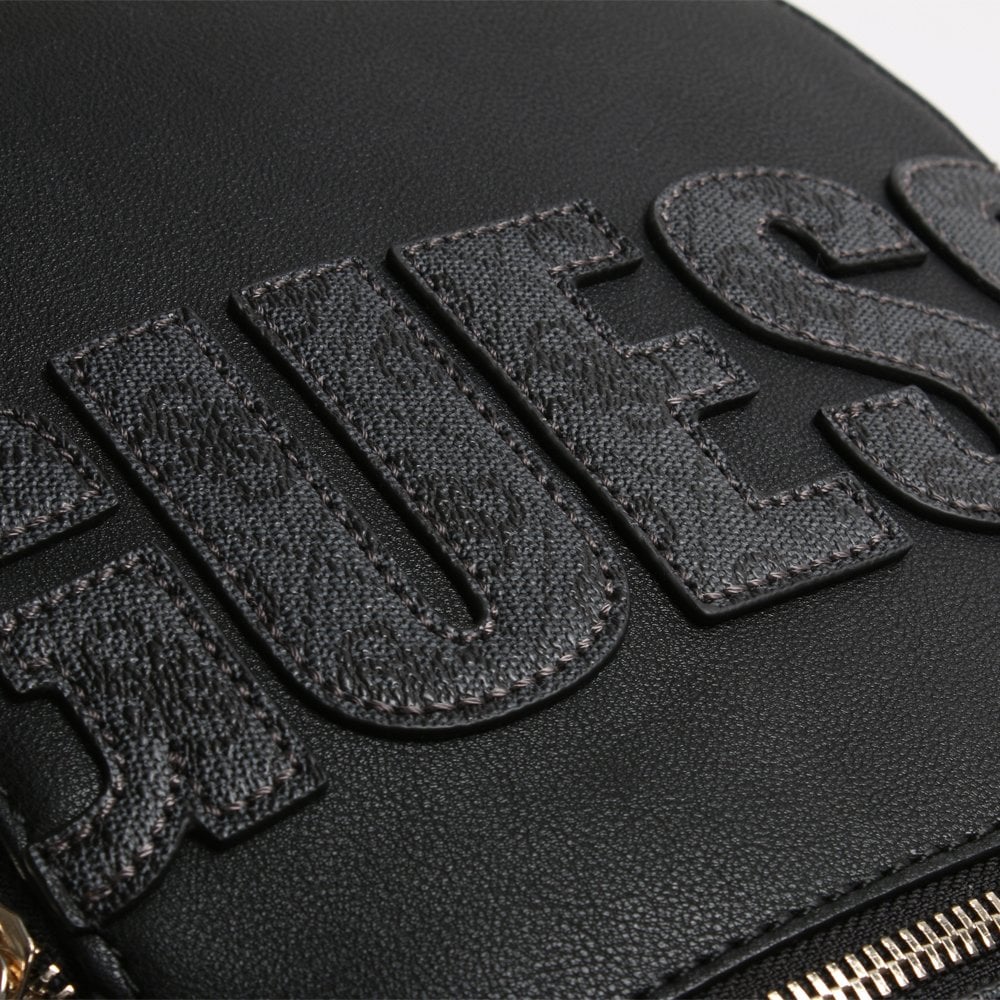 Skye Black & Grey Logo Backpack