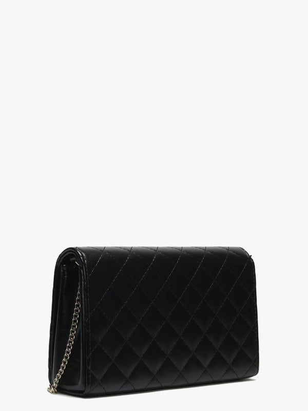 Small Black Quilted Shoulder Bag