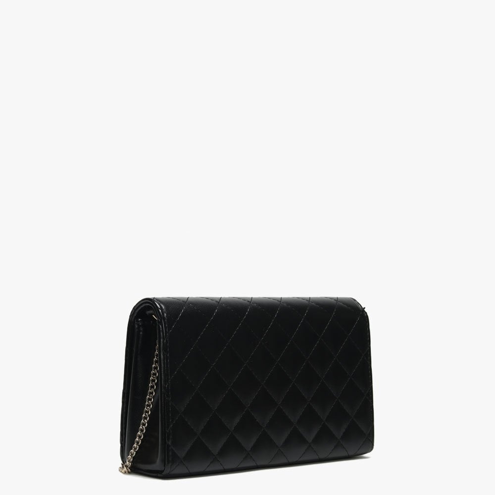 Small Black Quilted Shoulder Bag