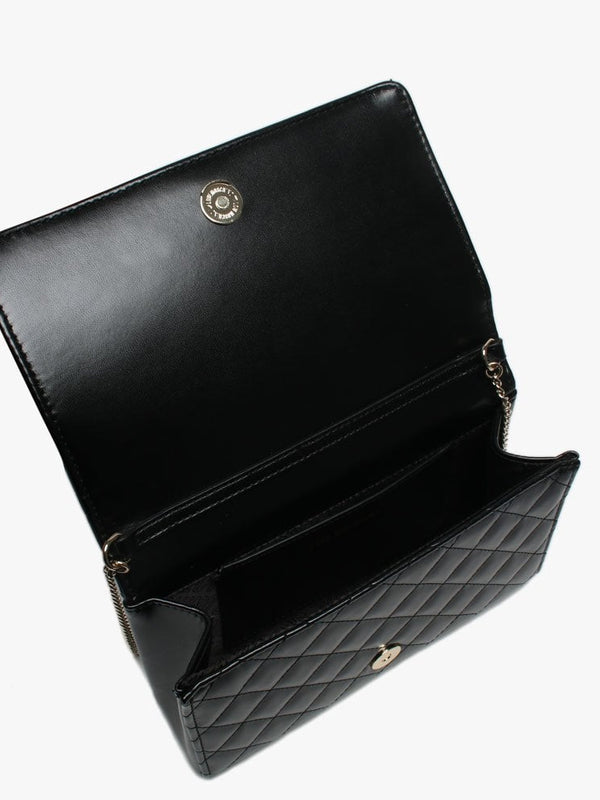 Small Black Quilted Shoulder Bag