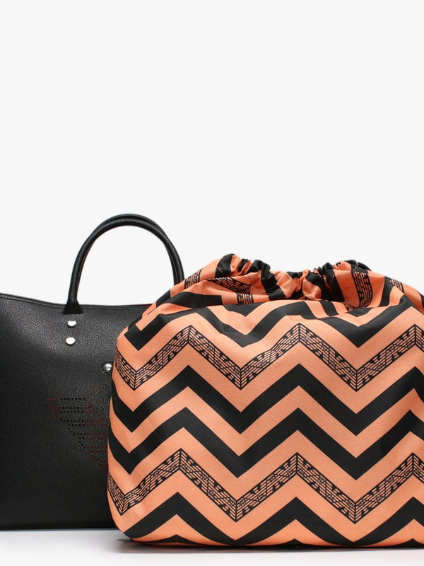 Black & Juno Sunrise Recycled Leather Shopper Bag