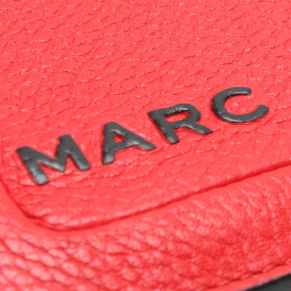 Top Zip Geranium Leather Wallet
