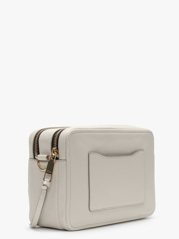 The Softshot 27 Cream Leather Cross-Body Bag