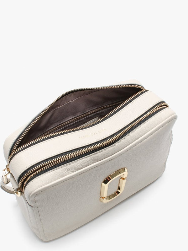 The Softshot 27 Cream Leather Cross-Body Bag