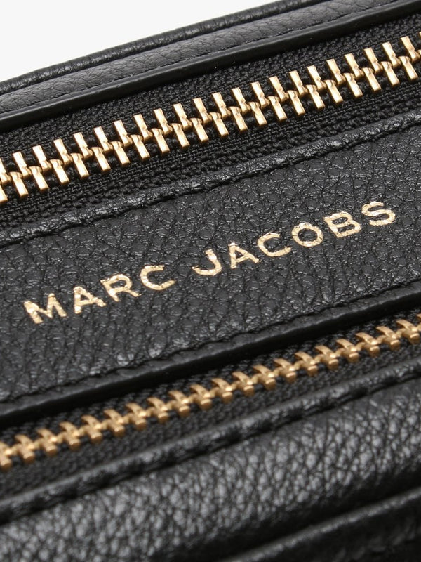 The Softshot 27 Black Leather Cross-Body Bag