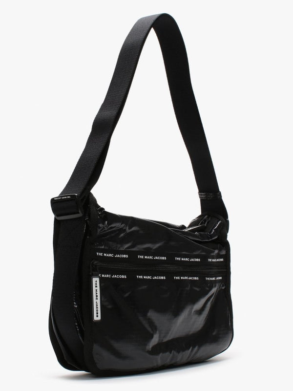 The Ripstop Black Nylon Messenger Bag
