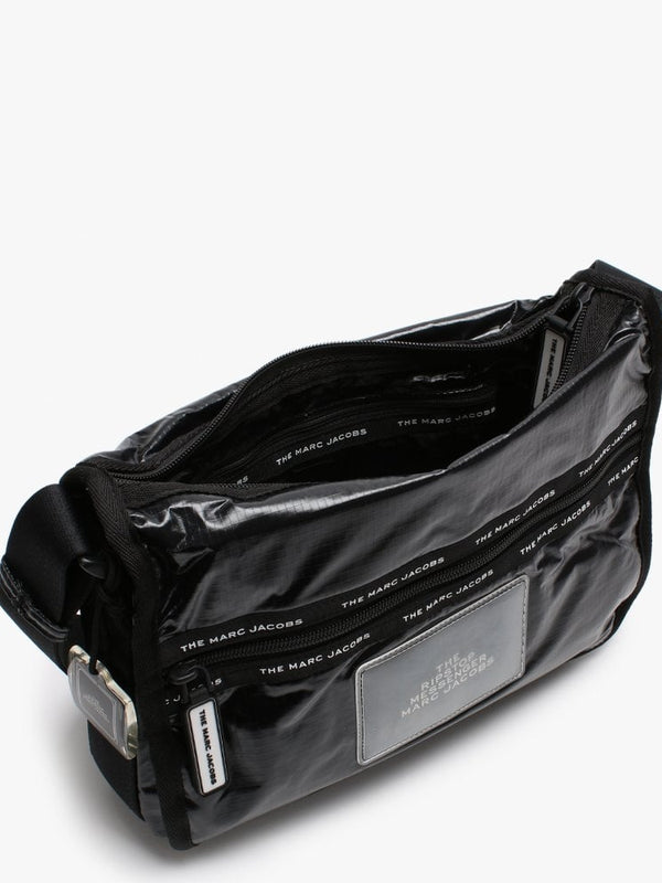 The Ripstop Black Nylon Messenger Bag