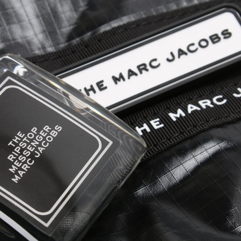 The Ripstop Black Nylon Messenger Bag
