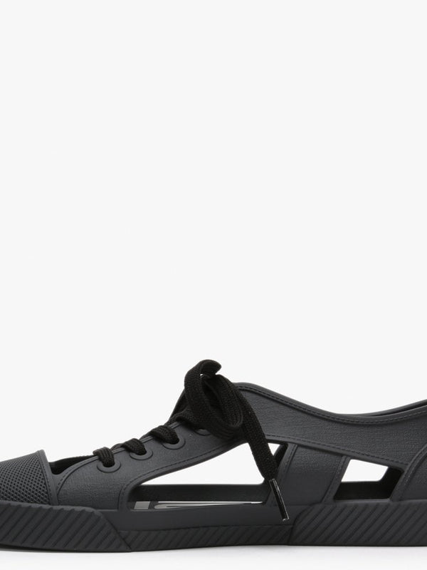x Melissa Brighton Black Cut Away Trainers