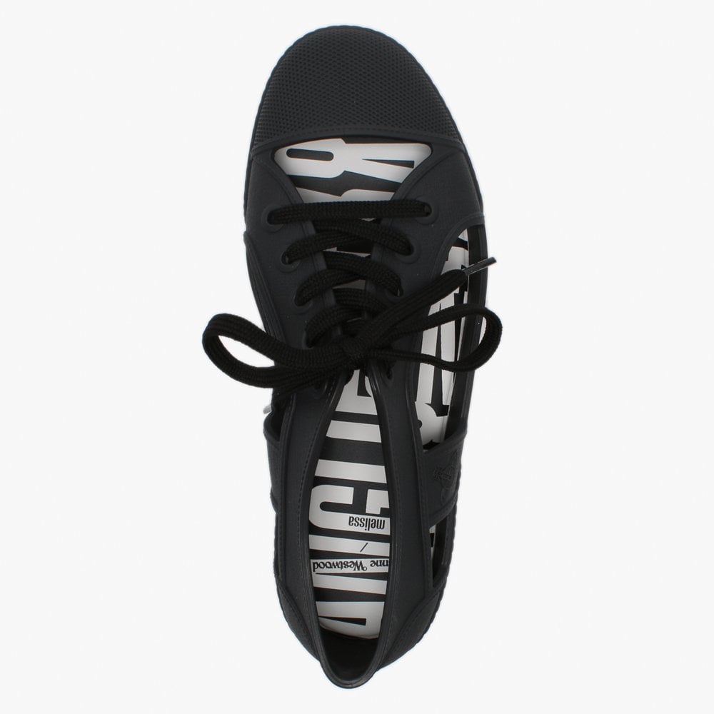 x Melissa Brighton Black Cut Away Trainers