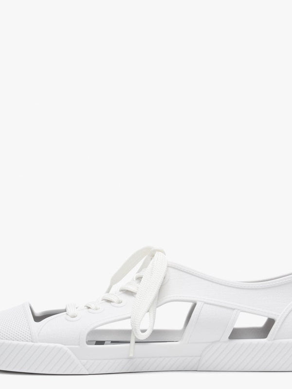 x Melissa Brighton White Cut Away Trainers