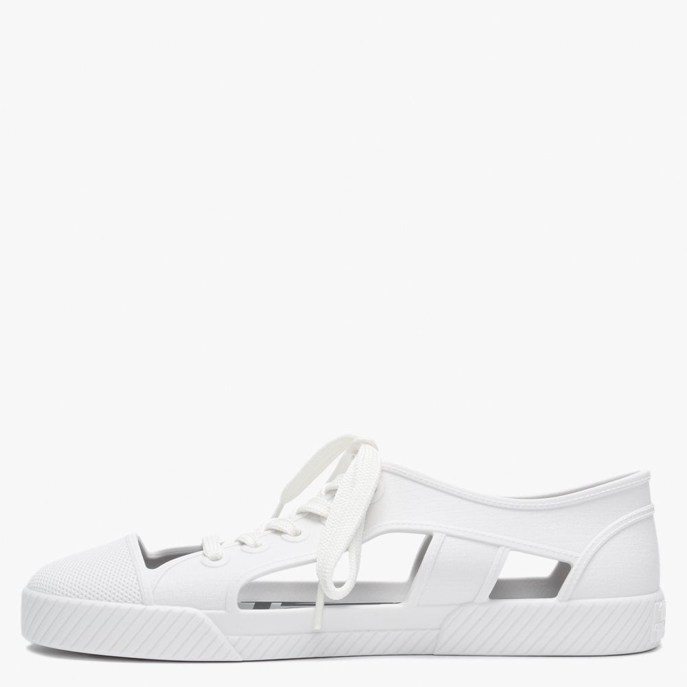 x Melissa Brighton White Cut Away Trainers