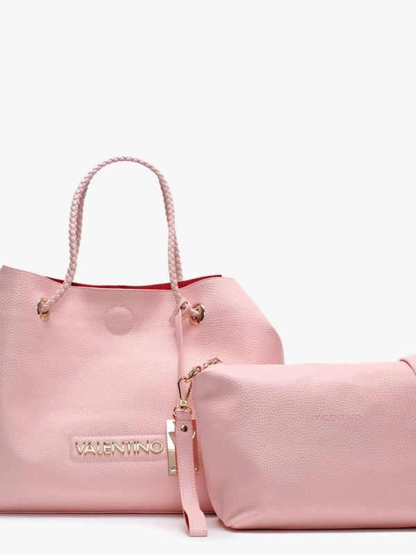 Corsair Pink Pebbled Reversible Tote Bag