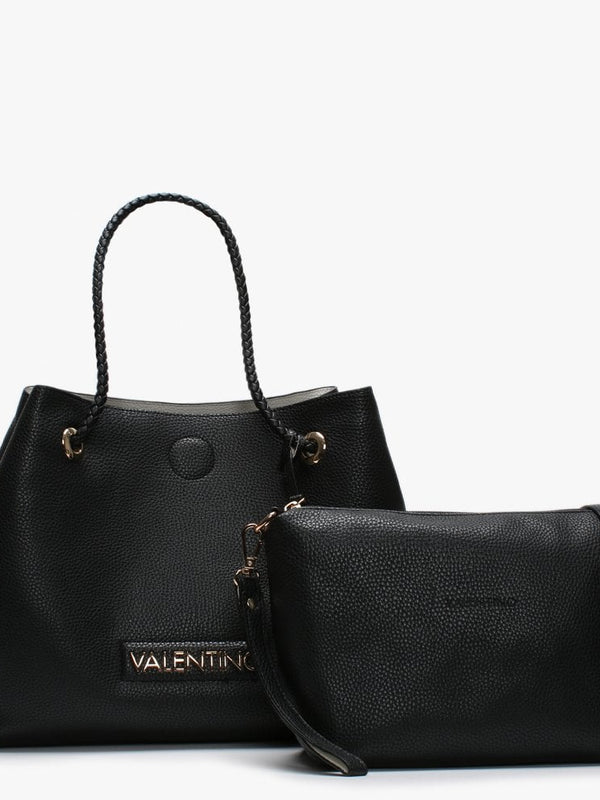 Corsair Black Pebbled Reversible Tote Bag
