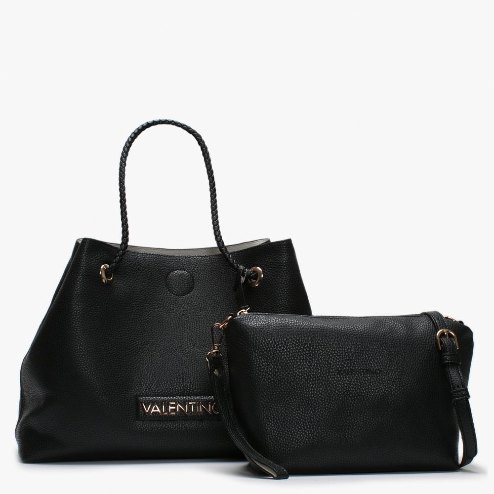 Corsair Black Pebbled Reversible Tote Bag