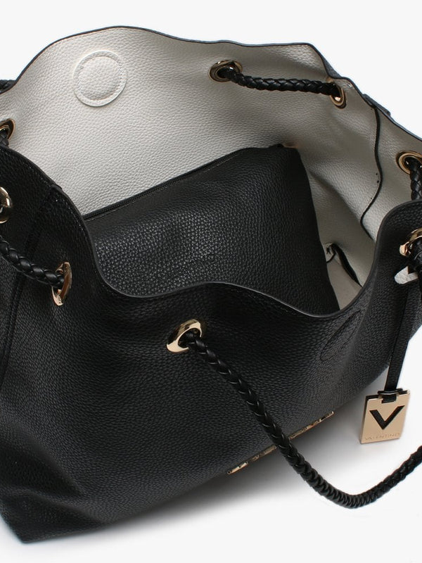 Corsair Black Pebbled Reversible Tote Bag