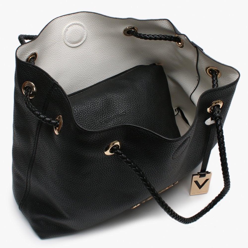 Corsair Black Pebbled Reversible Tote Bag