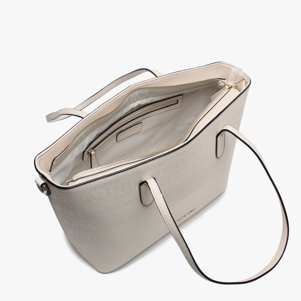 Dory Ecru Logo Tote Bag