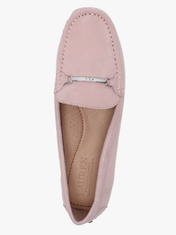 Briony Pink Suede Loafers
