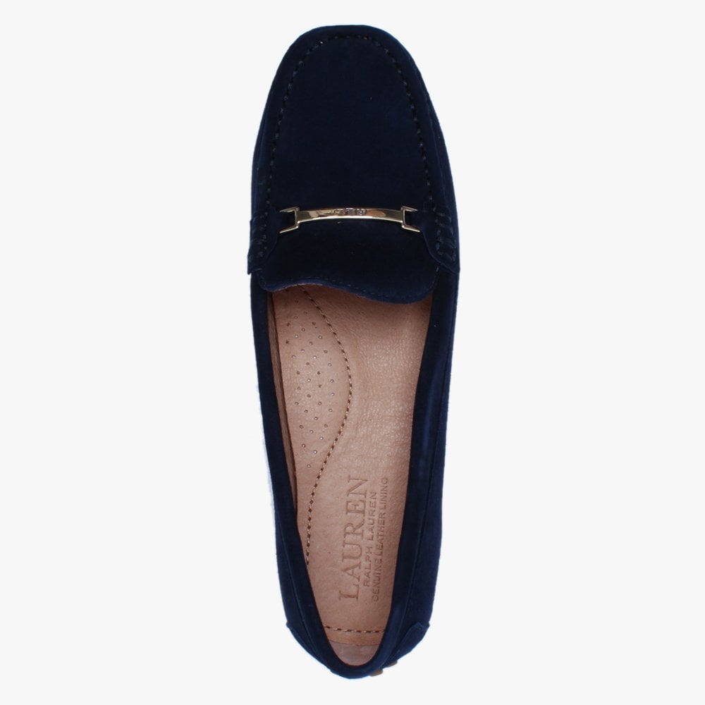 Briony Navy Suede Loafers
