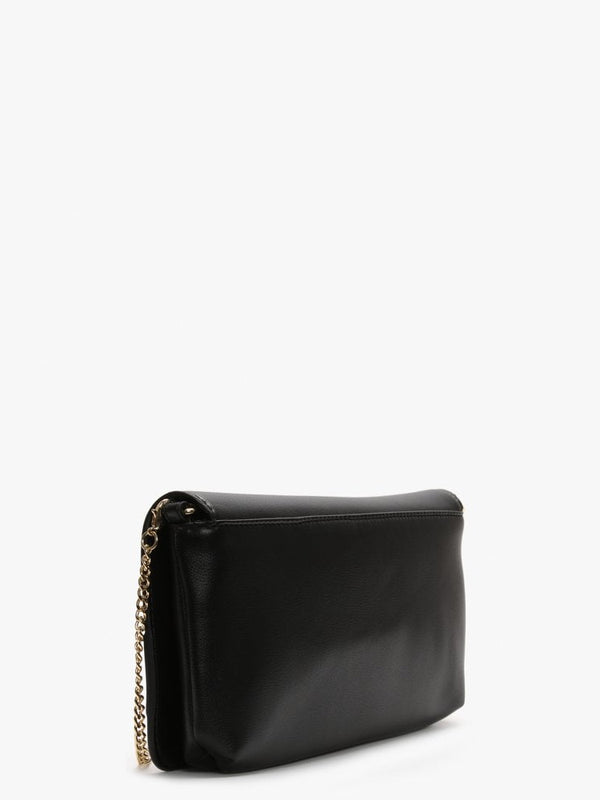 Handle Black Scarf Shoulder Bag