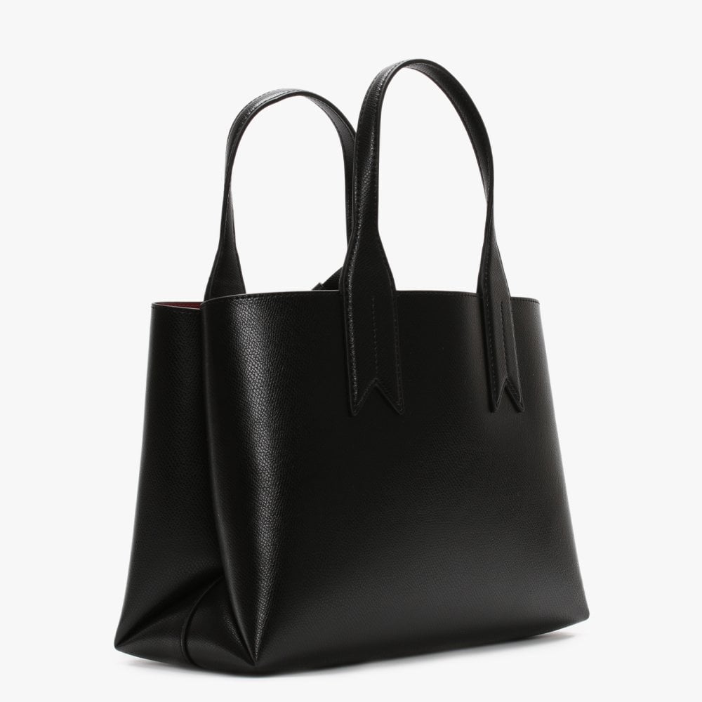 Contrast Black Tote Bag