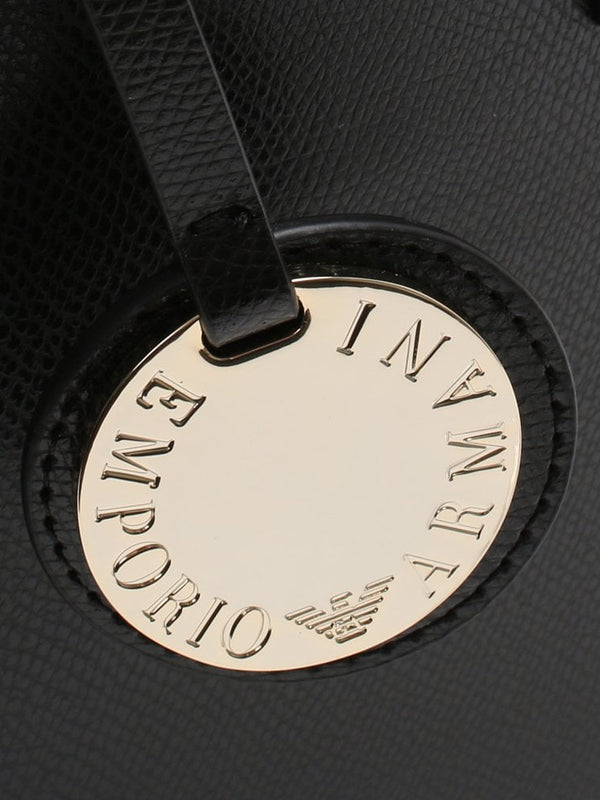 Contrast Black Tote Bag