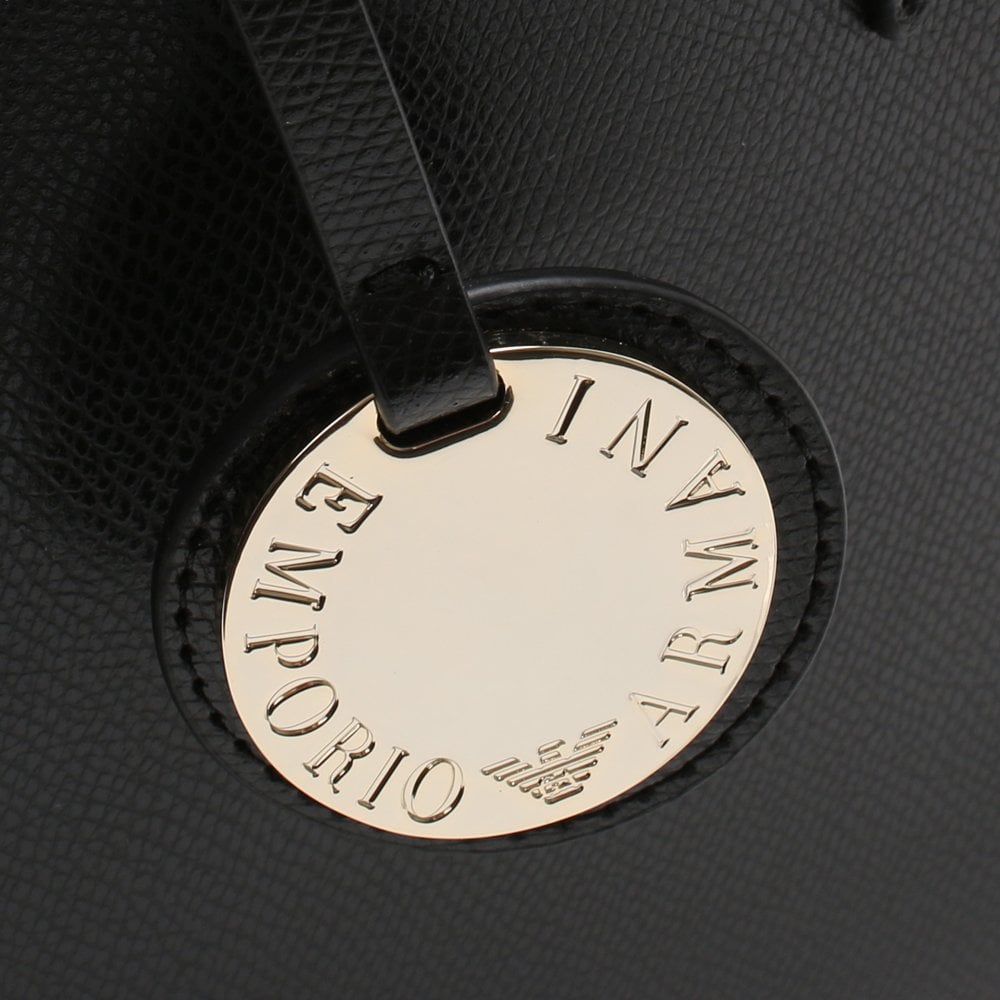 Contrast Black Tote Bag