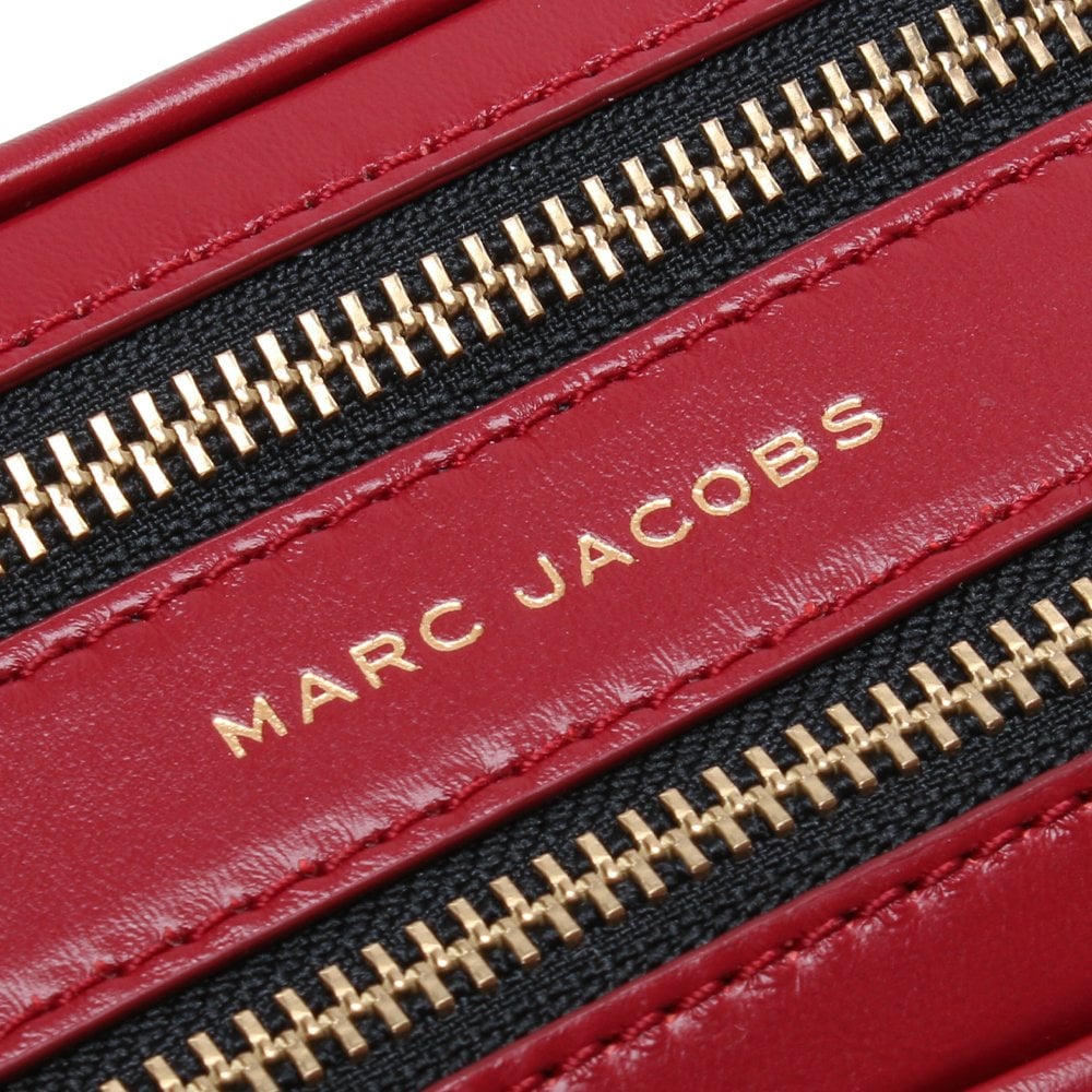 The Quilted Softshot 21 Berry Leather Cross-Body Bag
