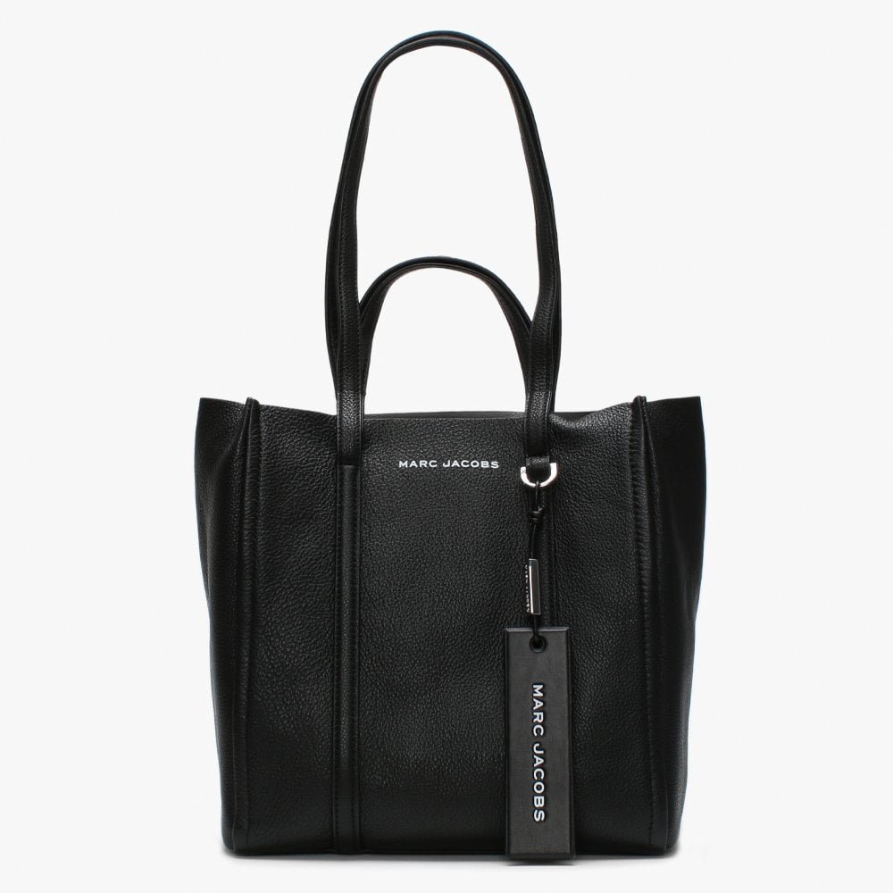 バッグ MARC JACOBS The TOTE BAG Marc Jacobs The Tag 27 Black Pebbled Leather Tote Bag – Daniel