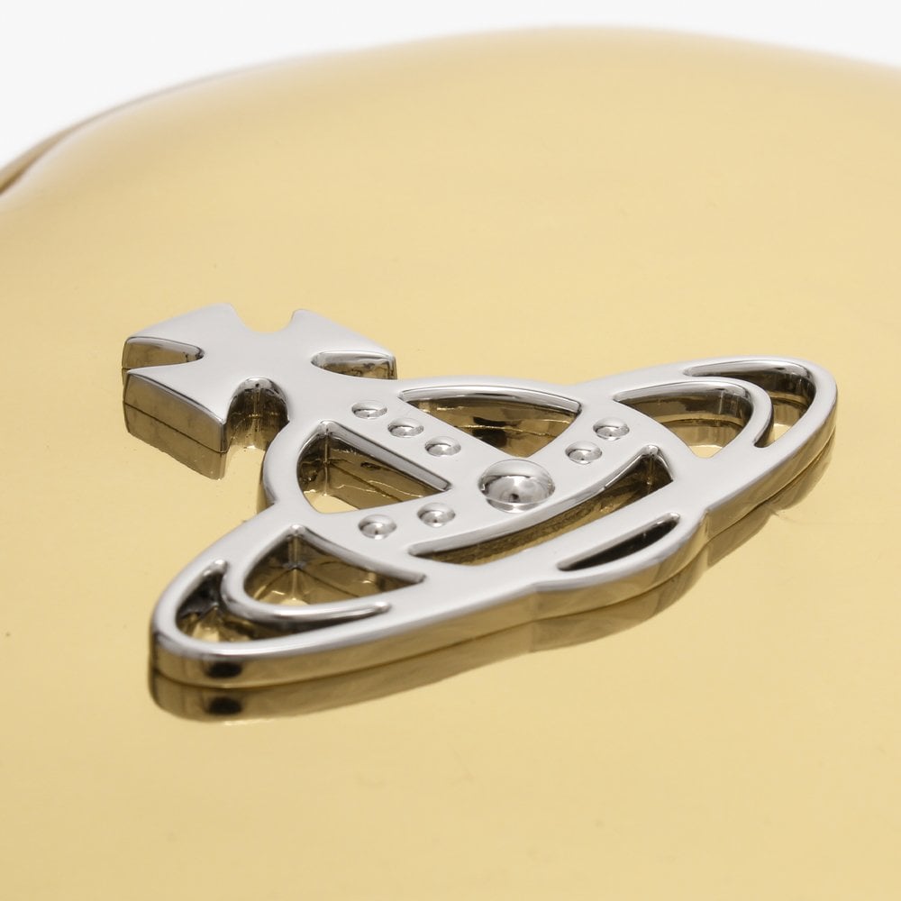 Johanna Gold Metallic Vegan Heart Cross-Body Bag
