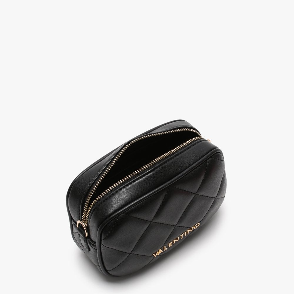 Ocarina Black Quilted Chain Strap Belt Bag
