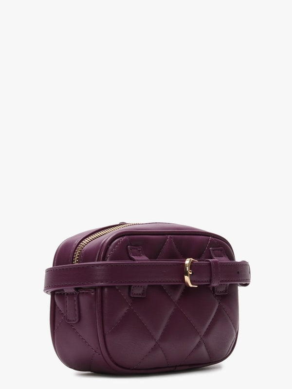 Ocarina Purple Quilted Chain Strap Belt Bag