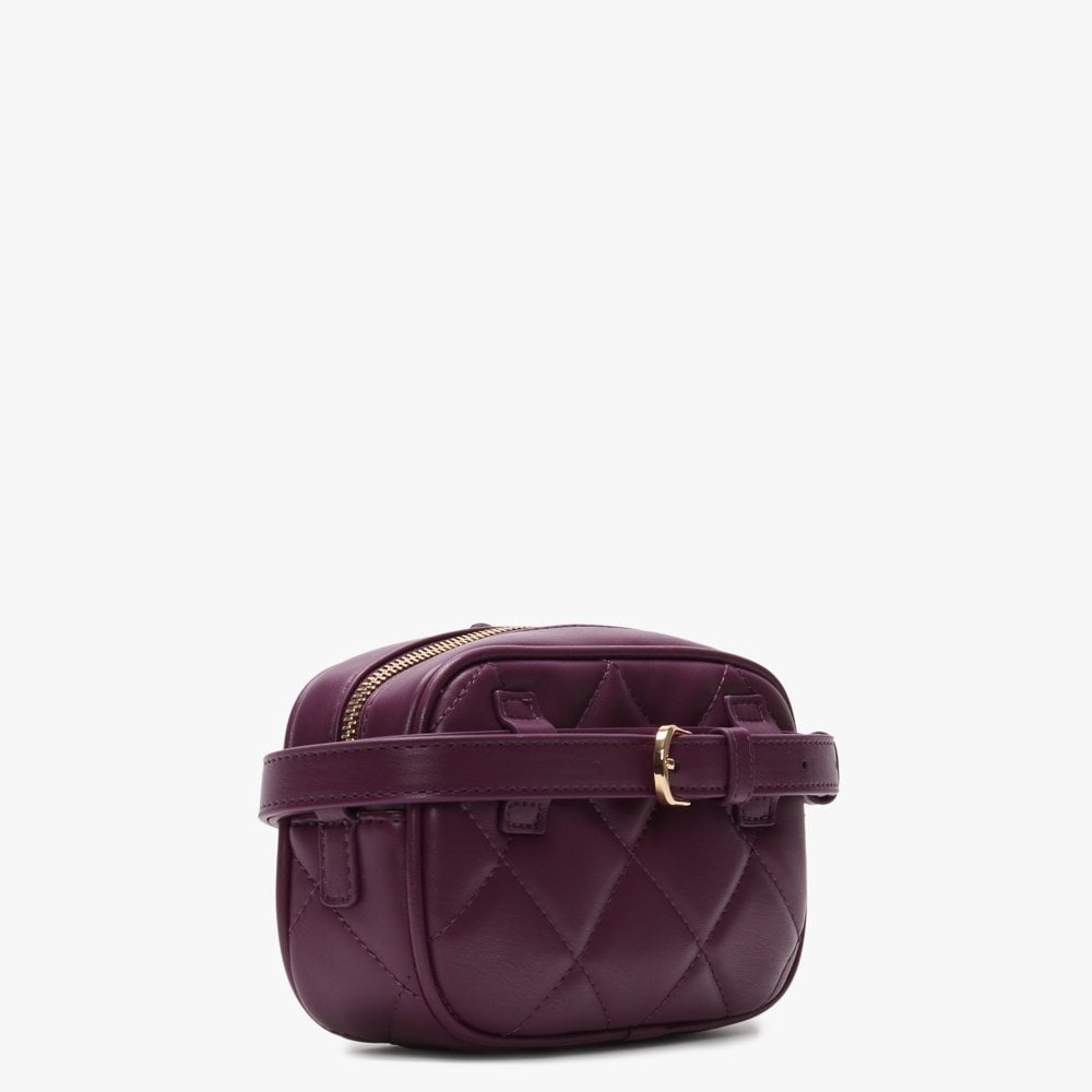 Ocarina Purple Quilted Chain Strap Belt Bag