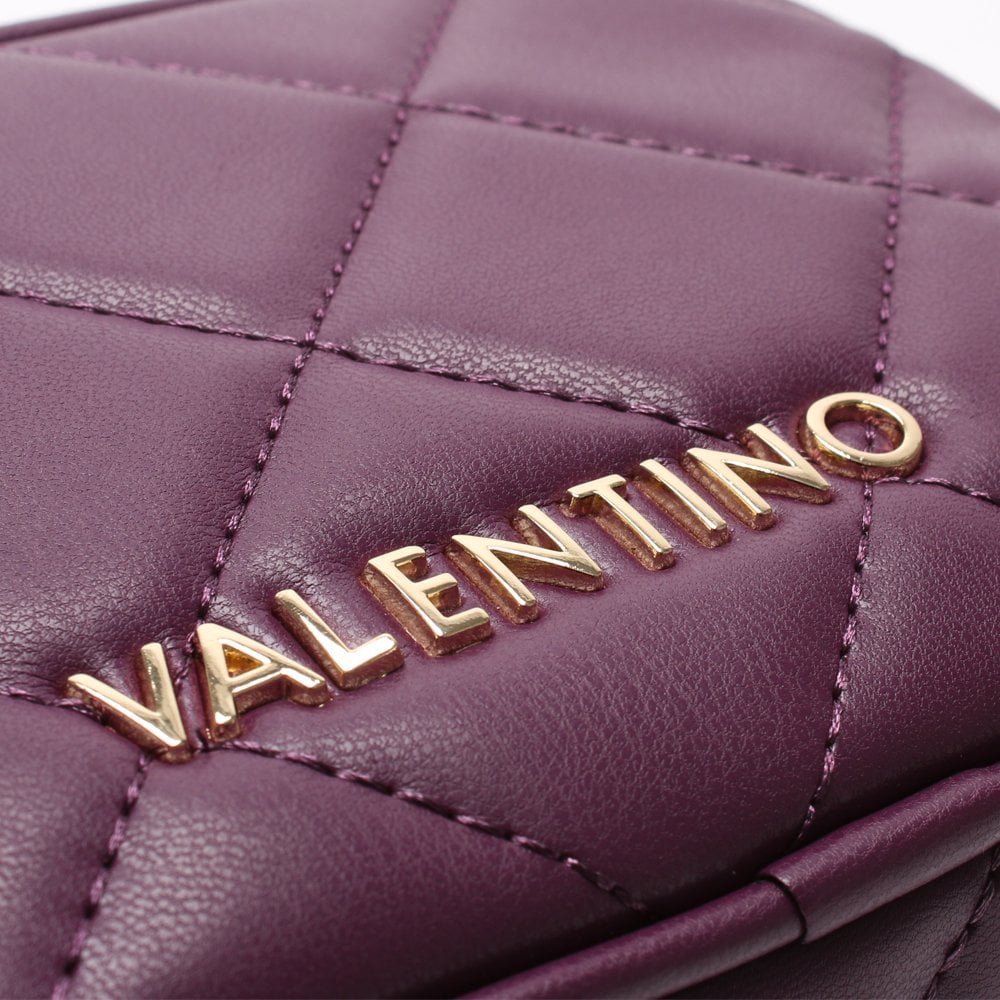 Ocarina Purple Quilted Chain Strap Belt Bag